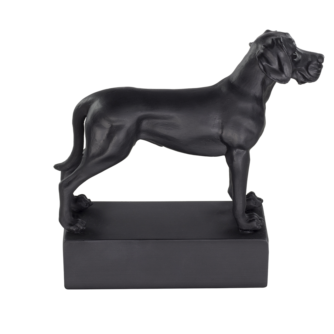hunderasse skulpture deutsche dogge schwarz