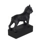 hunderasse skulpture franzsische bulldogge schwarz