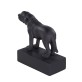 Hunderasse Skulpture Mastiff Schwarz
