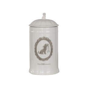 Jar ceramic White