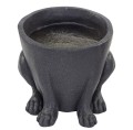 Jardinière chien assis optic pierre granite gris Jardinière chien assis optic pierre granite gris