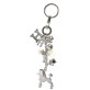 Keychain Poodle white
