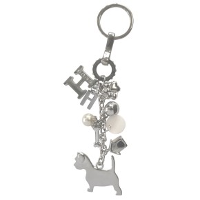 Keychain West Highland terriër (white)