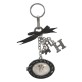Keychain with pictureframe black