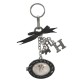 keychain with pictureframe black