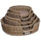Klassischer Rattan Korb M Oval