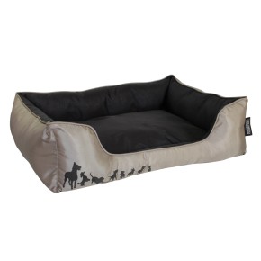 Korb rechteckig Dog Lifestyle (L) Taupe / Schwarz L - 95 x 75 x 27 cm Korb rechteckig Dog Lifestyle (L) Taupe / Schwarz L - 95 x 75 x 27 cm