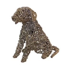Lamp Dog Rattan coarsely woven Kooboo Grey Lamp Dog Rattan coarsely woven Kooboo Grey