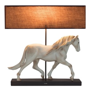 Lamp horse beige