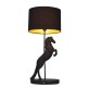 lamp rearing horse black