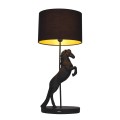 Lamp rearing horse black