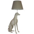 Lamp sitting Greyhound (Beige)