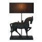 Lampe Cheval debout Noir