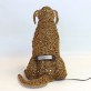 Lampe Hund Rattan fein geflochten M Dunkel Natürlich
