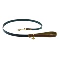 Leash Saddle leather Blue-Cognac