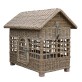 luxurious rattan doghouse l