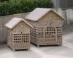 luxurious rattan doghouse l