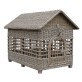 Luxus Rattan Hundehaus XL