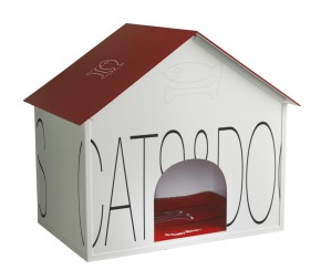 MDF House Cats & Dogs White (B-Choice) MDF House Cats & Dogs White (B-Choice)
