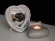 Memorial Collection Cadre avec Coeur Beige