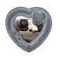 memorial collection picture frame with heart hardstonelook