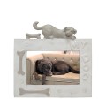 Picture frame dog horizontal beige