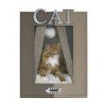 Picture frame vertical ‘CAT‘ taupe/silver Picture frame vertical ‘CAT‘ taupe/silver
