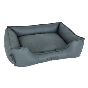 Rectangular basket Nappa Collection Grey