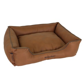 Rectangular basket Nappa Collection Hazelnut