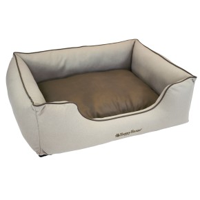 Rectangular basket Nappa Ortholuxe® Beige Taupe/Brown
