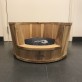 Round basket Teak