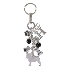 Schlüsselanhänger Französische Bulldogge (Schwarz) Schlüsselanhänger Französische Bulldogge (Schwarz)