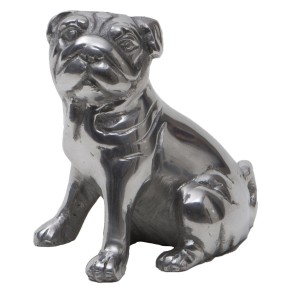 Sculpture aluminium Bulldog Française