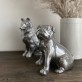 Sculpture aluminium Bulldog Française