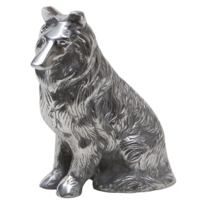 Sculpture Aluminum Collie Sculpture Aluminum Collie
