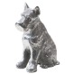 Sculpture Aluminum Schnauzer