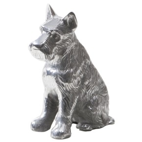 Sculpture Aluminum Schnauzer Sculpture Aluminum Schnauzer