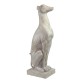 Skulptur Windhund Beige