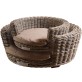 Sofa doppelseitig Rattan rund S