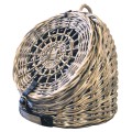 Travel Basket Rattan with leather buckle