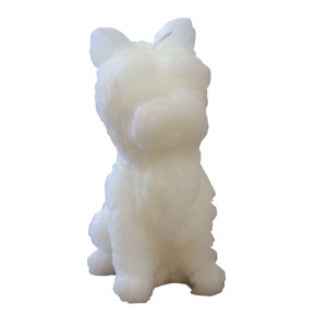 West Highland Dog bougie Blanc West Highland Dog bougie Blanc